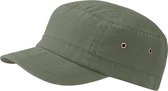 Beechfield Unisex Urban Army Cap / Hoofddeksel (Pakket van 2) (Vintage Olijf)