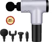 Premium Draadloze Massage Gun - Sport Muscle gun - Klop en Compressie - Anti Spierpijn - Ontspanning Massage Gun Professioneel - Manueel Massage Pistool - 6 standen - Opzetstukken