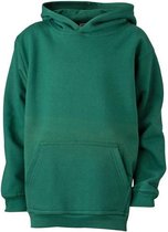 James and Nicholson Kinderen/Kinderkapjes Sweatshirt (Donkergroen)