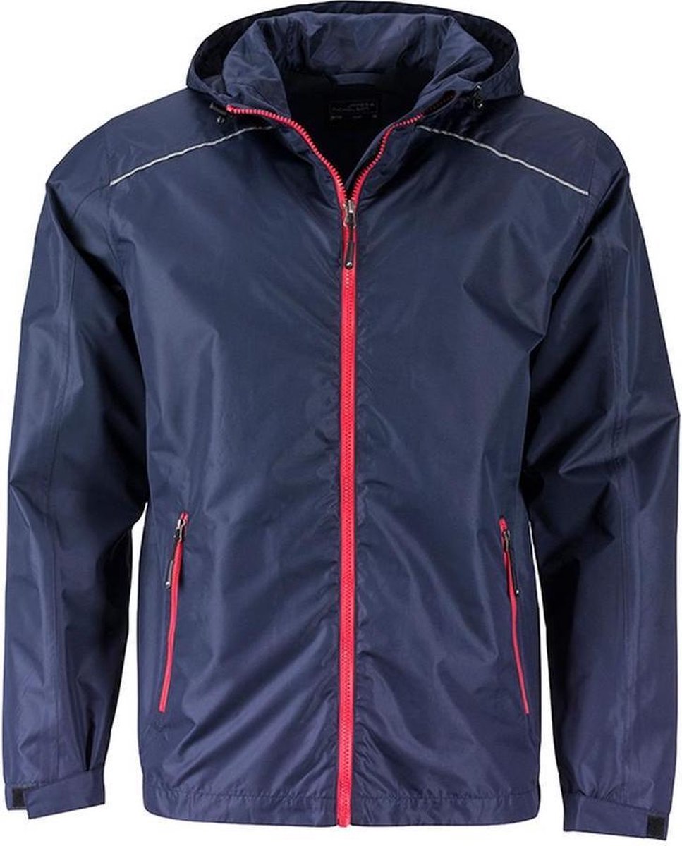James and Nicholson Heren regenjas Marine Rood