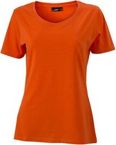 James and Nicholson Dames/dames Basic T-Shirt (Donker Oranje)