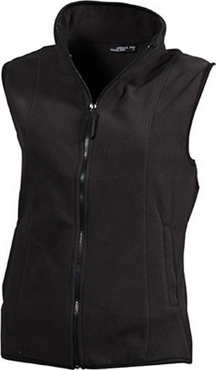 James and Nicholson Vrouwen/dames Microfleece Vest (Donkergrijs)