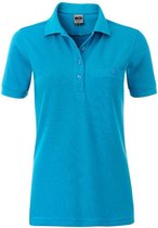 James and Nicholson Dames/dames Werkkleding Zak Polo (Turquoise)