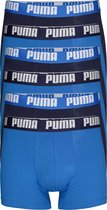 Puma Basic Boxer heren (6-pack) - licht- en donkerblauw - Maat: XL