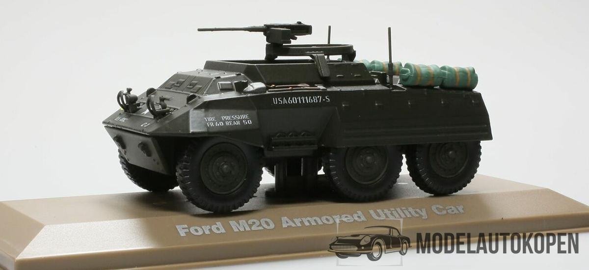 KP06 FORD M20 ARMOURED UTILITY CAR UNITED STATES ARMY REF.NO ATLAS  1:43 
