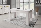 Meubella - Eetkamertafel Ruby 140 - Wit eiken - Uitschuifbaar