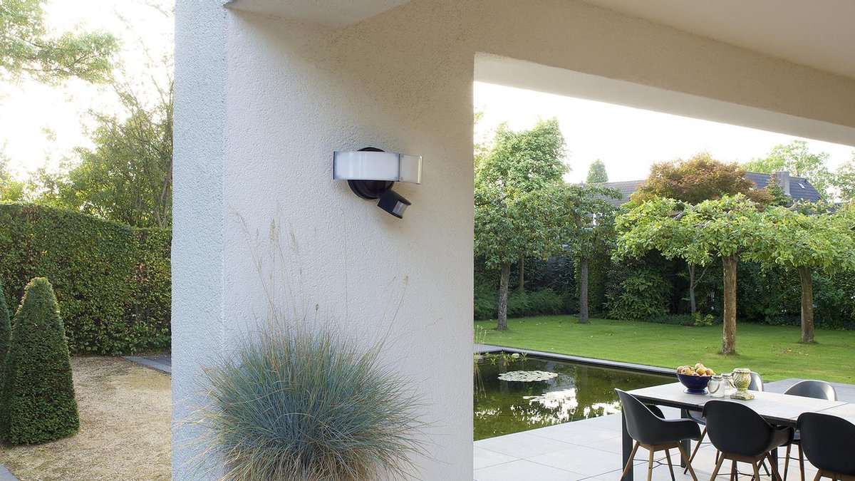 Auraglow Black Integrated LED Indoor Lighting Outdoor Rotating Up and Down Wall Lamp, IP54, Warm White for Home Porch, Garage or Garden Auraglow Black Integrated LED Indoor Lighting Outdoor Rotating Up and Down Wall Lamp, IP54, Warm White for Home Porch, Garage or Garden