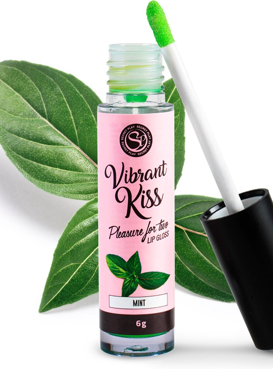 Goedkoopste Secret Play - Lip Gloss Vibrant Kiss - Stimulating products Oral Mint 6