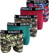 Bonanza boxershorts - 5 Pack - Katoen - Casual/Military - Maat XXL