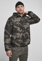 Brandit - Frontzip Windbreaker jacket - 6XL - Zwart/Bruin