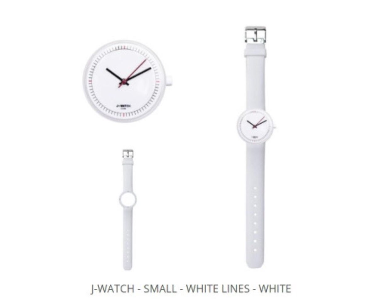 JU'STO J-WATCH horloge - all white - 30mm