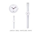 JU'STO J-WATCH horloge - all white - 30mm