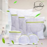 Laundria® Waszakken -  Set van 6 stuks - Waszak  - Packing cubes - Wasnet - BH waszakje - Waszakken groot