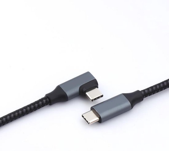 USB-C kabel 90 graden 5Gbps (1m) | bol.com