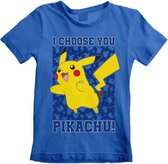 Pokemon - I Choose You  NEW!! Kids T-Shirt Blauw