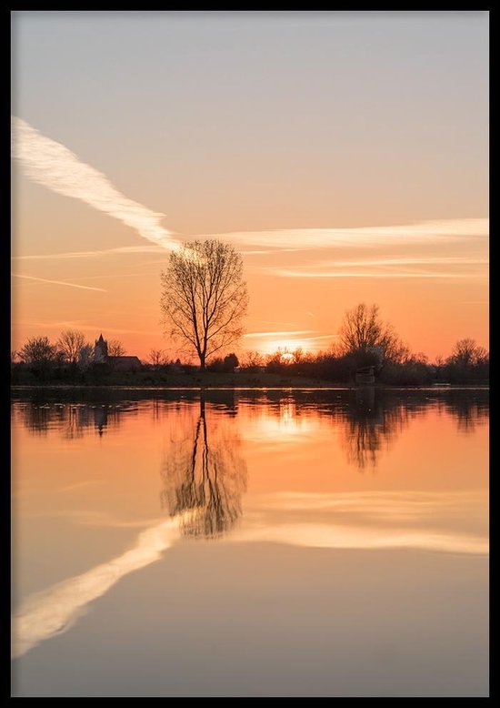 Affiche Kraaijenbergse Plassen - 30x40 cm - Affiche Nature - WALLLL