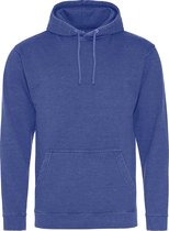 AWDis Kappen Volwassenen Unisex gewassen Kijk Hoodie (Gewassen Saffierblauw)