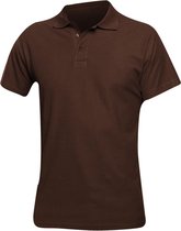 SOLS Heren Lente II Korte Mouw Zwaarlijvig Poloshirt (Chocolade)