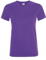 SOLS Dames/dames Regent T-Shirt met korte mouwen (Donkerpaars)