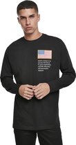 Urban Classics NASA Longsleeve shirt -L- NASA Worm Logo Zwart