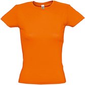 SOLS Dames/dames Miss Korte Mouwen T-Shirt (Oranje)