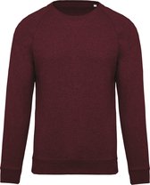 Kariban Heren Organische Raglan Sweatshirt (Wijn Heide)