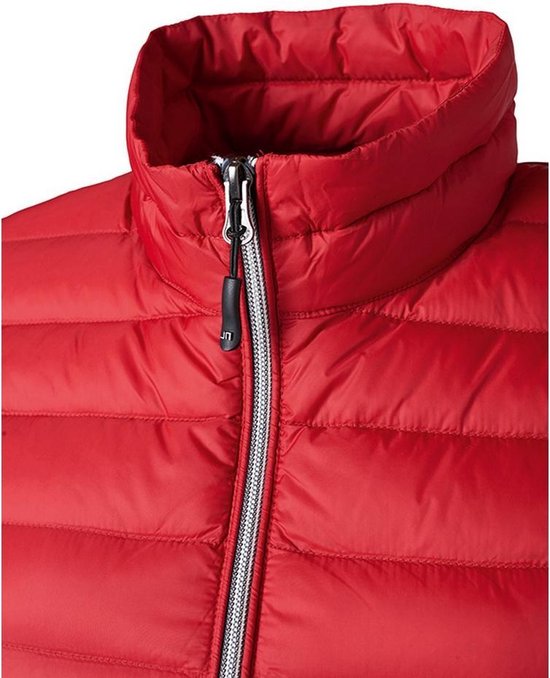 Gilet en duvet léger James and Nicholson femmes / femmes (rouge / argent)