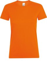 SOLS Dames/dames Regent T-Shirt met korte mouwen (Oranje)