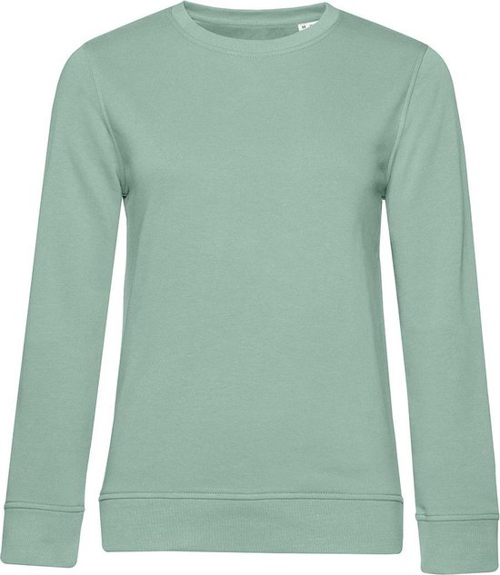 B&C Dames/dames Organic Sweatshirt (Salie Groen)