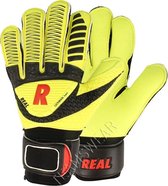 Real Vision Yellow Keepershandschoenen Kinderen - Fluogeel | Maat: 6,5