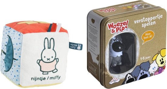 Babybundel - 0-3 jaar - Rammelaar & Kinderspel - Nijntje kubus & Woezel