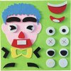 Afbeelding van het spelletje Set van 2 Montessori - Educatief speelgoed - Vilt speelgoed - Emoties en gezichtsdelen