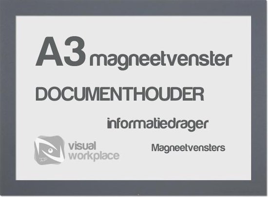 Fenêtre magnétique A3 - Gris