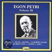 Egon Petri Vol III - Brahms, Bach, Busoni, Chopin