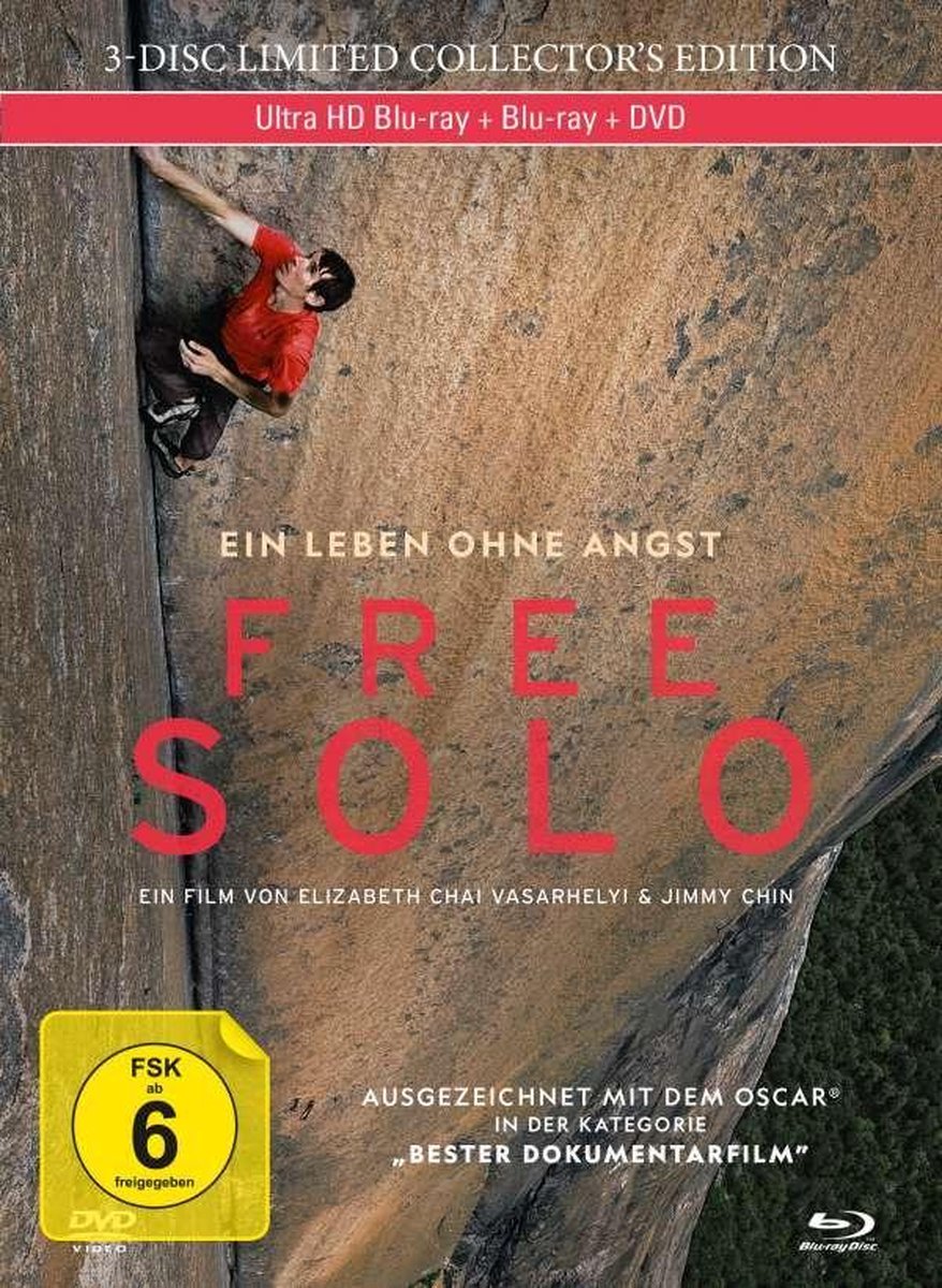 Free Solo (Ultra HD Blu-ray, Blu-ray & DVD in Mediabook)-