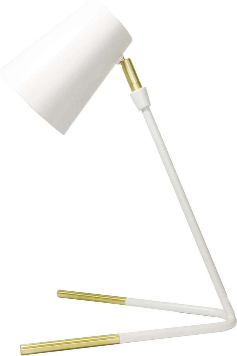 TAK Design Cove Bureaulamp - Verstelbaar - Metaal - 26,5 x 25 x 45,5 cm - Mat Wit