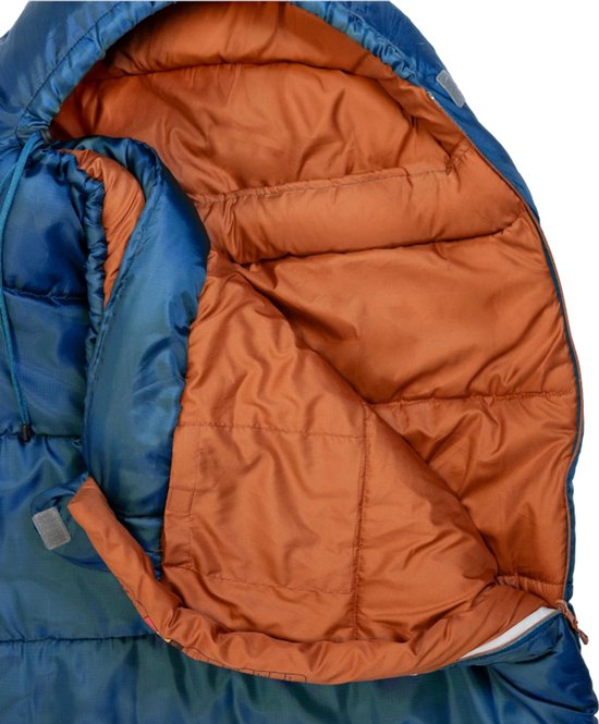 Highlander mummyslaapzak Rayet Hybrid 250E Deep Blue 1°C - Blauw van Merkloos — afbeelding 3