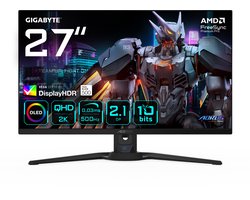 GIGABYTE AORUS FO27Q5P - 2K QHD QD-OLED Gaming Monitor - 500Hz - 27 Inch
