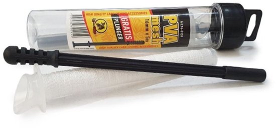 EXC PVA Mesh Tube + Plunger - 22mm x 5m - PVA Tube set voor Karper vissen — afbeelding 3