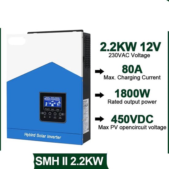 Fulgutonit 500 W netgekoppelde zonne-omvormer, ondersteunt 24