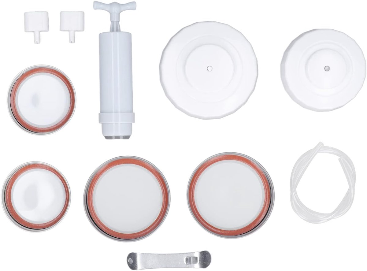 Mason Jar Sealer, Not Easy to Jar Vacuum Sealing Kit for Home