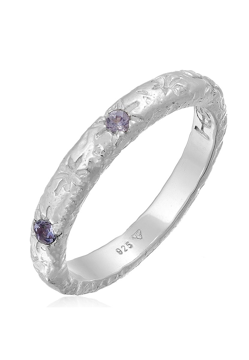 Haze & Glory - Ring - Bandring Stern Tansanite - Starlover 925 Silber - Dames