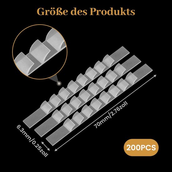 20 Stuks Clear Niet Rubber Grepen Voor Houten En Hangers, 2
