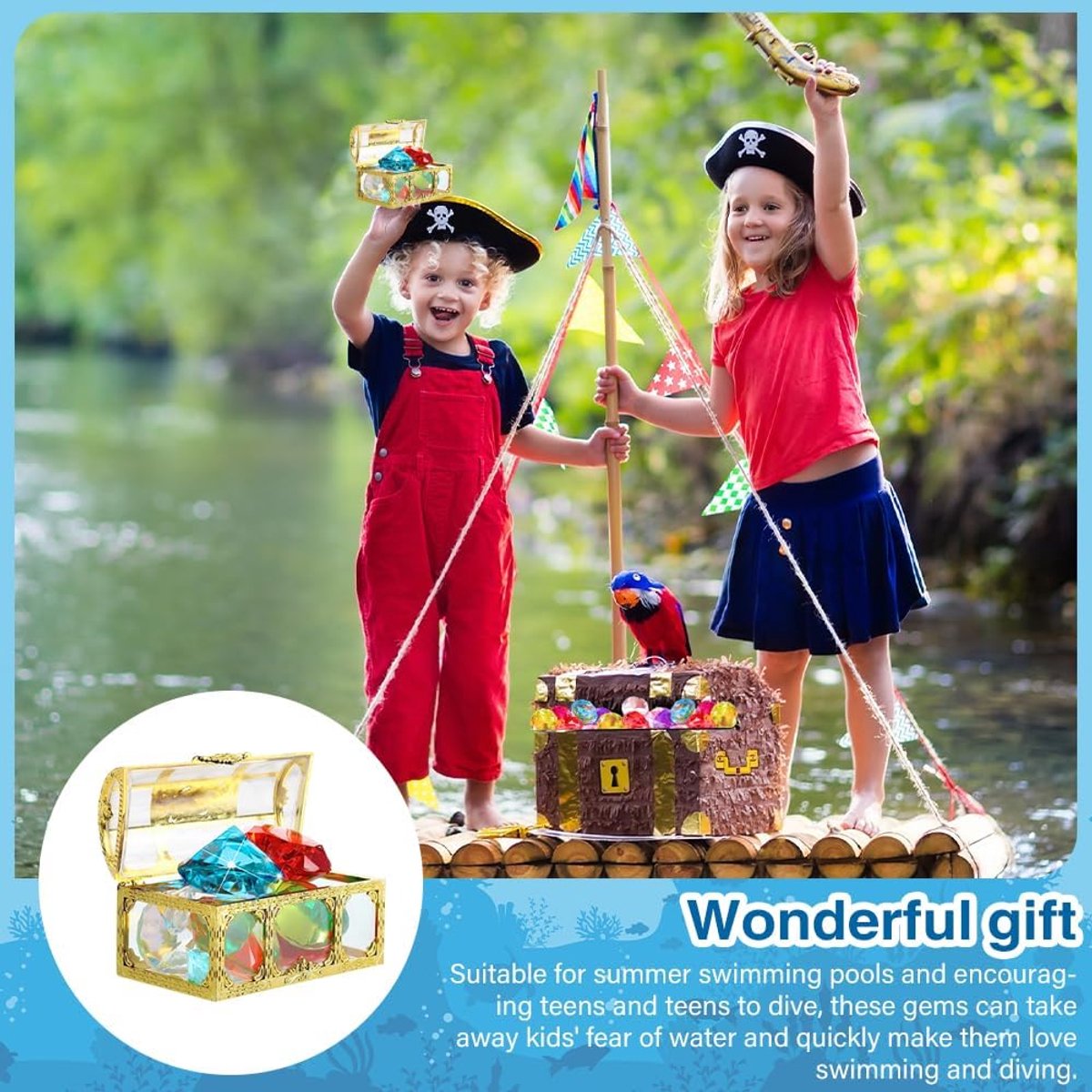 Realjoy 12 stuks edelstenen voor kinderen, 40 mm grote acryldiamanten, diamantkristallen, transparant, kunststof diamanten, decoratie voor vazen, tafeldecoratie, feestcadeautje, bruiloft (10 kleuren