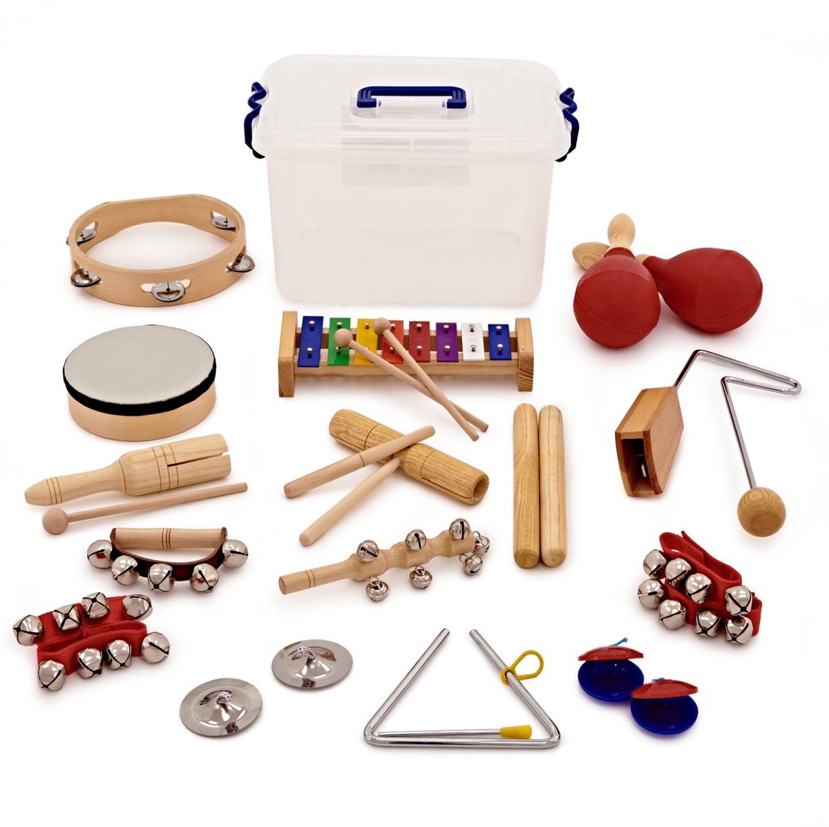 15-delig Orkest Percussiepakket van Gear4music
