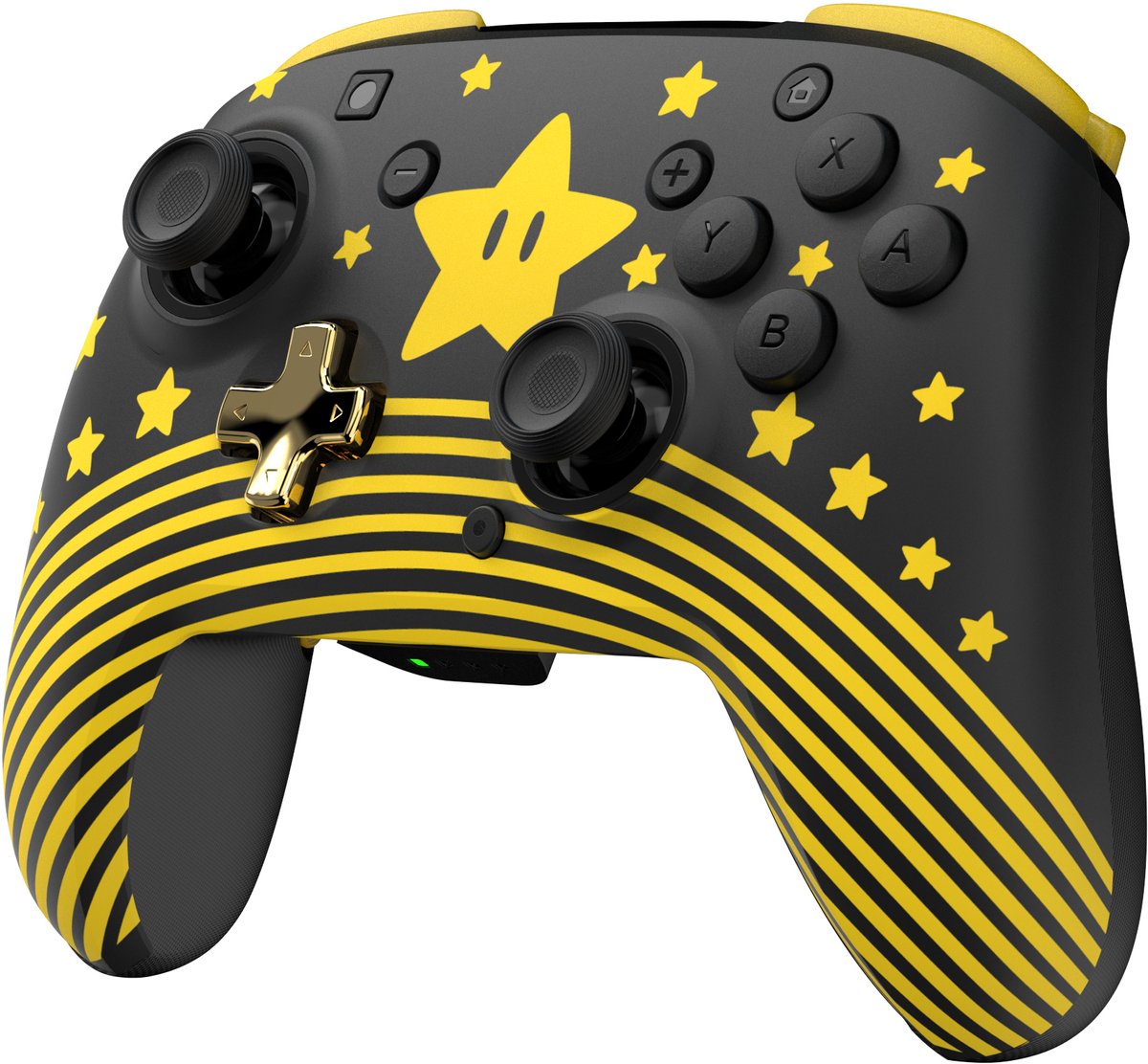 Turtle Beach Rematch Glow In The Dark - Draadloze Controller - Nintendo Switch & Nintendo Switch 2 - Super Mario Star – foto 4