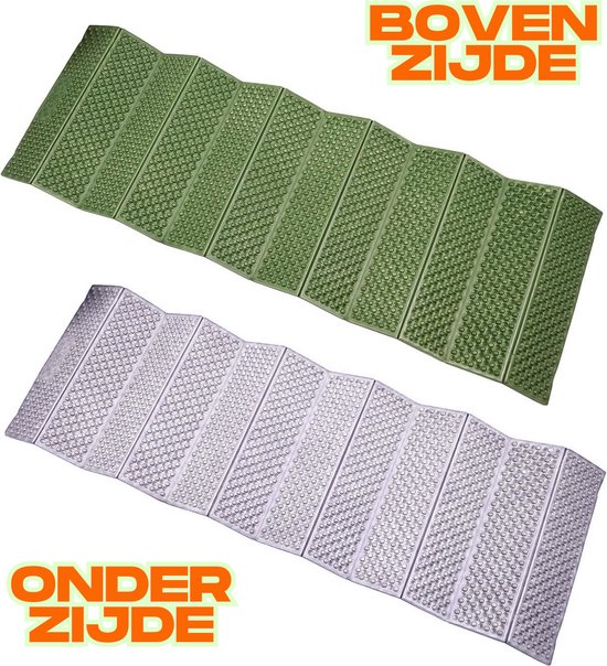 Campingwise - Isolatiemat - Opvouwbaar| 183 x 61 x 2.0 cm| groen/grijs van Camping — afbeelding 2