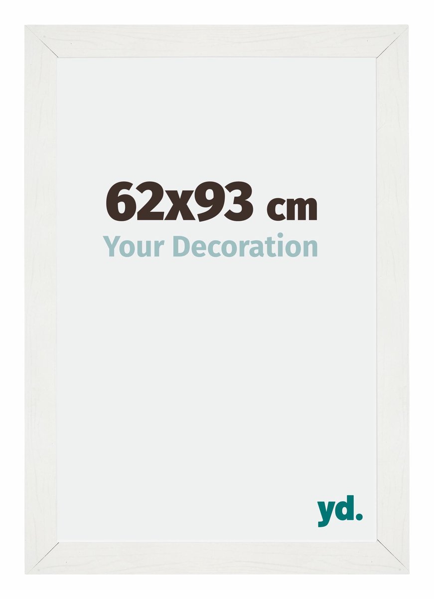 yd. Your Decoration - Fotolijst 62x93 cm - MDF - Wit Geveegd - Mura