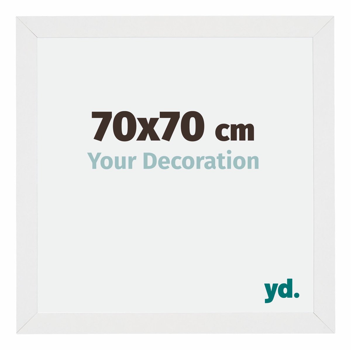 yd. Your Decoration - Fotolijst 70x70 cm - MDF - Wit Hoogglans - Mura