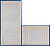 Hilvard - Keukenloper - Wasbaar - 150 x 50 cm - 80 x 50 cm - Beige Zand - Antislip - Keukenmat - Beschermend - Stevig - Tapijt